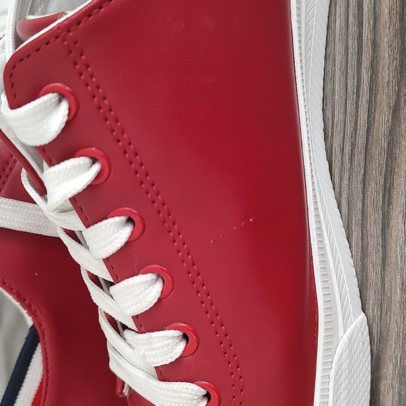 Tommy Hilfiger Red and White Sneakers - Picture 5 of 15